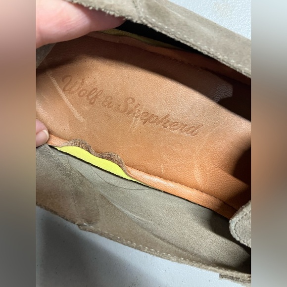 Wolf & shepherd tan suede loafers men’s size 12.5 preppy casual business casual - Picture 10 of 11